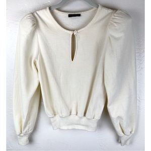 Vintage Levis Strauss & Co sweater shoulder pads 90s Cropped Rare S Sweatshirt